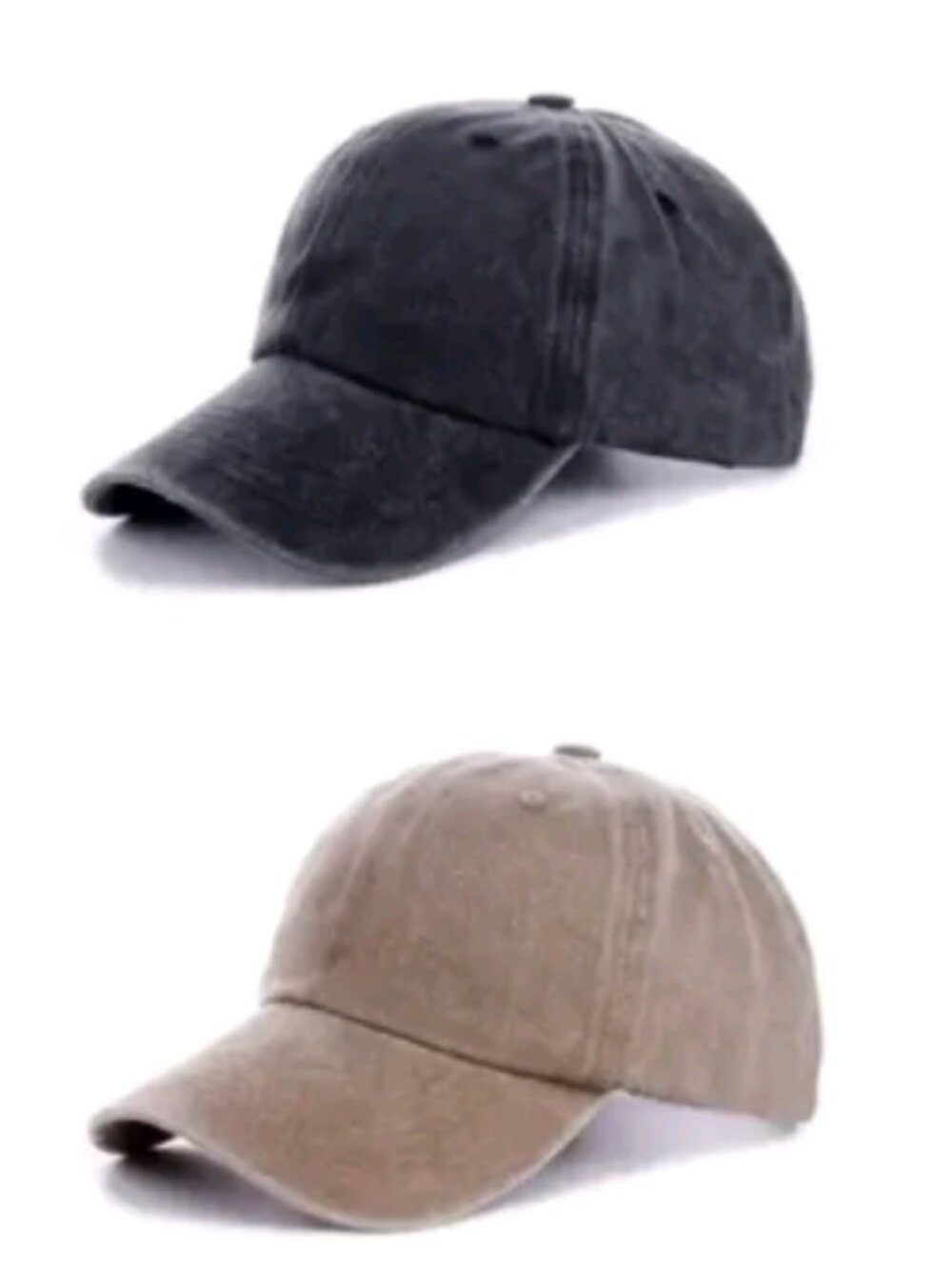 NEW Zenana Vintage Washed Hat in Black